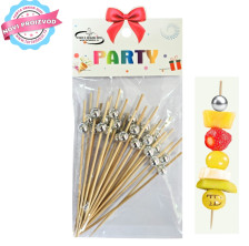 Torta Dekor Party Čačkalice SREBRNE 12cm - 24kom